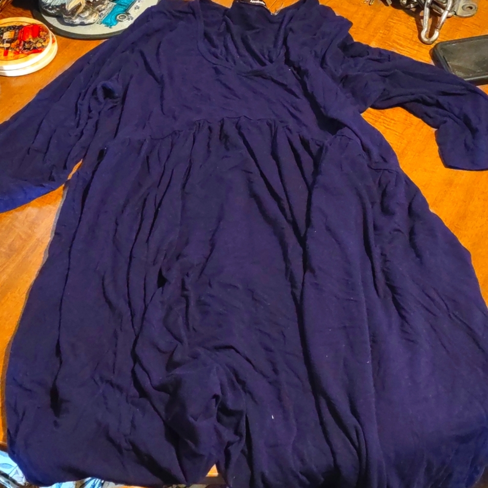 Blue spring dress